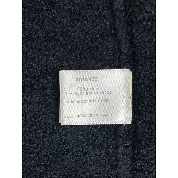 Barefoot Dreams Bamboo Chic Lite Cardigan Black Sweater Womens S/M 436 - Picture 5 of 8